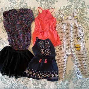 5pc 24month baby girl bundle